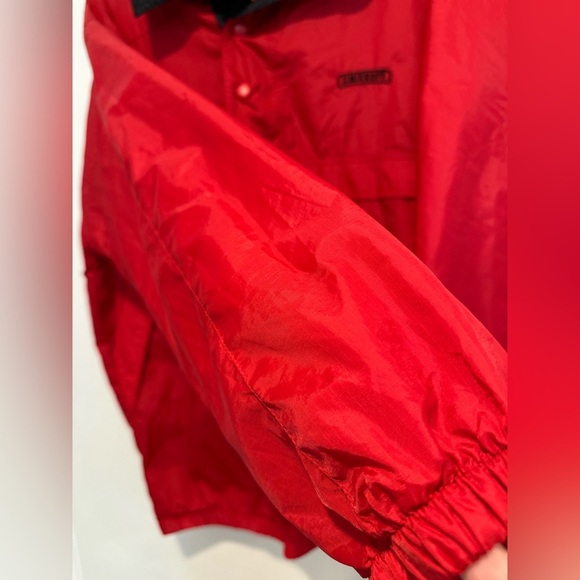 Vintage 90’s Harvard Square Smirnoff Mens Large Red Embroidered Logo Windbreaker - Picture 13 of 13